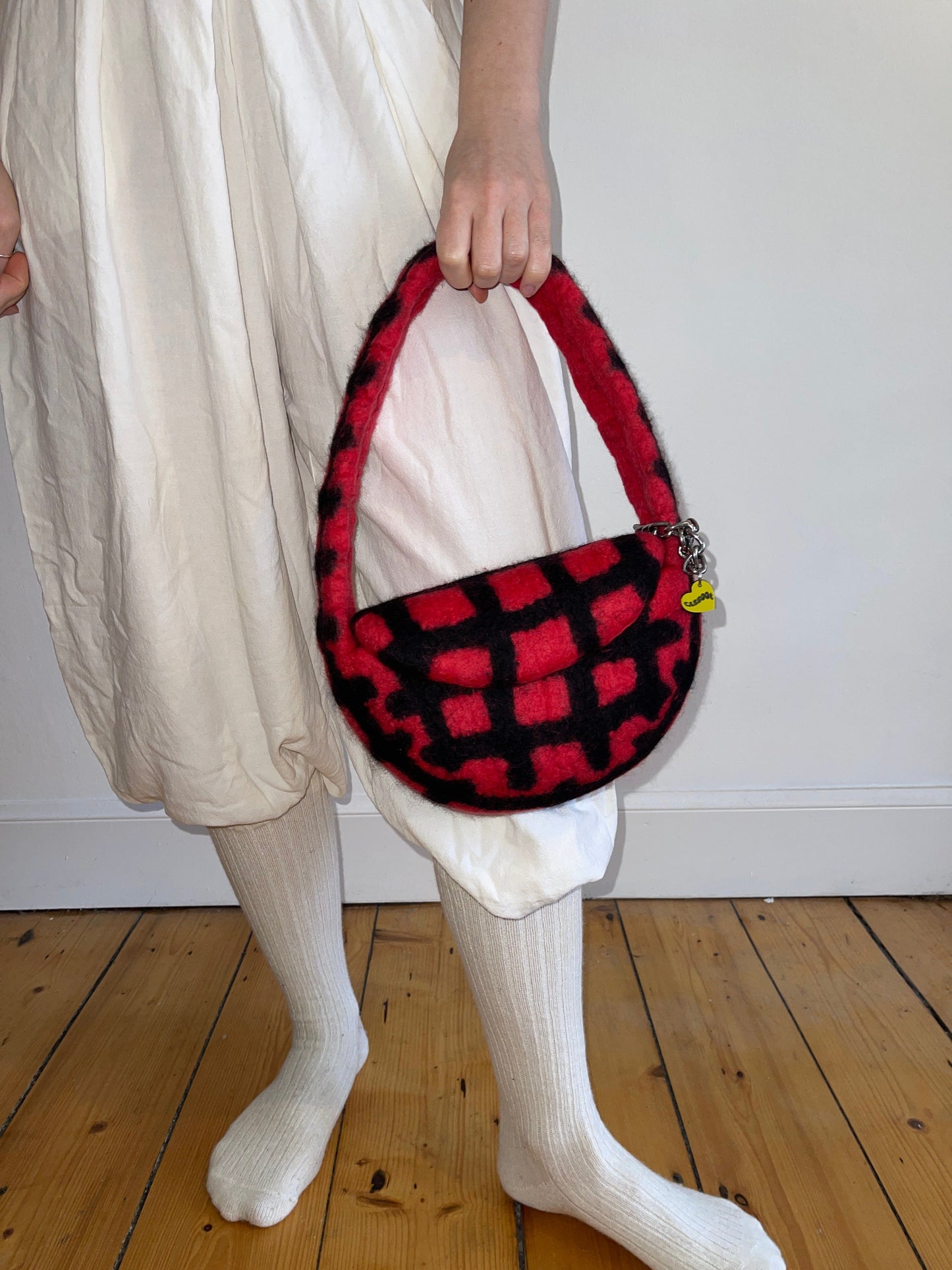PLAID BAG #5 - Red / Black-Carboot-APOC STORE