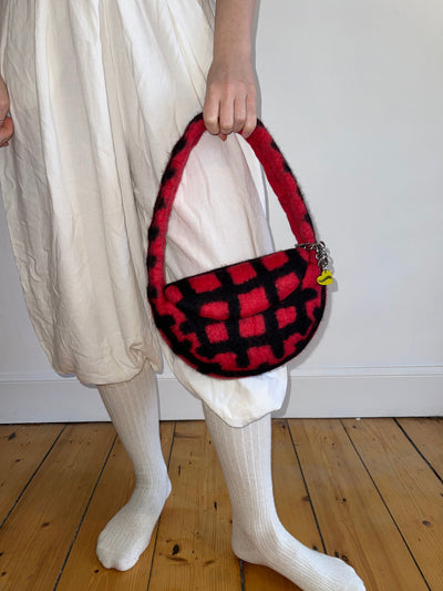 PLAID BAG #5 - Red / Black-Carboot-APOC STORE