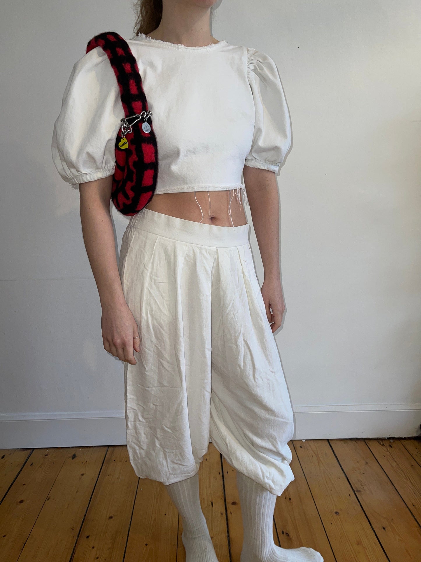 PLAID BAG #5 - Red / Black-Carboot-APOC STORE