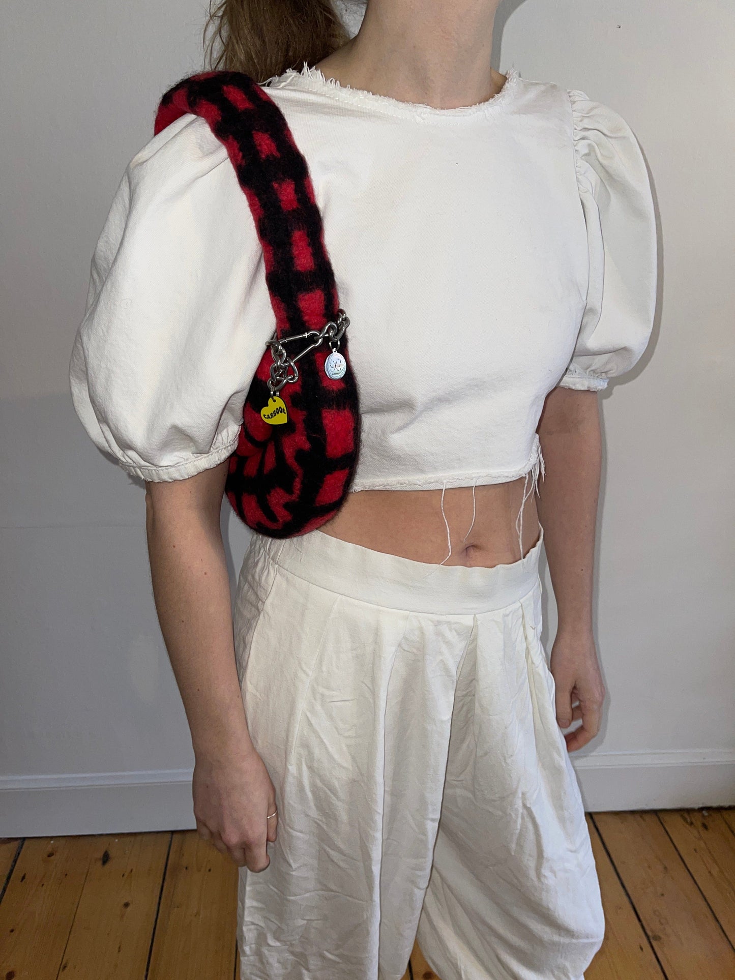 PLAID BAG #5 - Red / Black-Carboot-APOC STORE