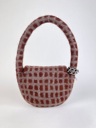 PLAID BAG #10 - Chestnut / Pewter-Carboot-APOC STORE