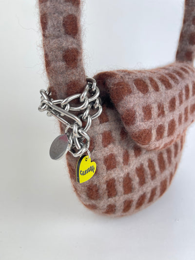 PLAID BAG #10 - Chestnut / Pewter-Carboot-APOC STORE