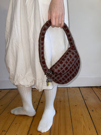 PLAID BAG #10 - Chestnut / Pewter-Carboot-APOC STORE