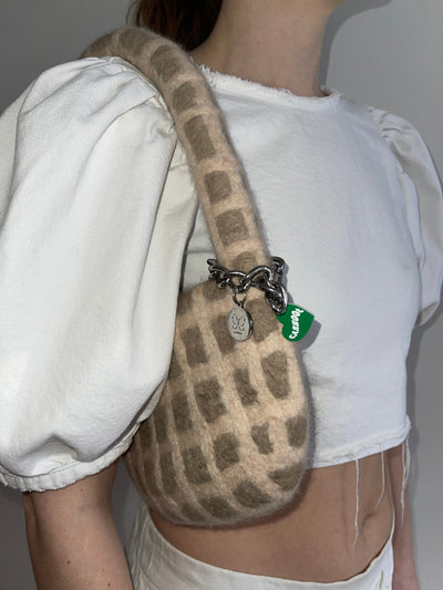 PLAID BAG #12 - Beige / Cream-Carboot-APOC STORE