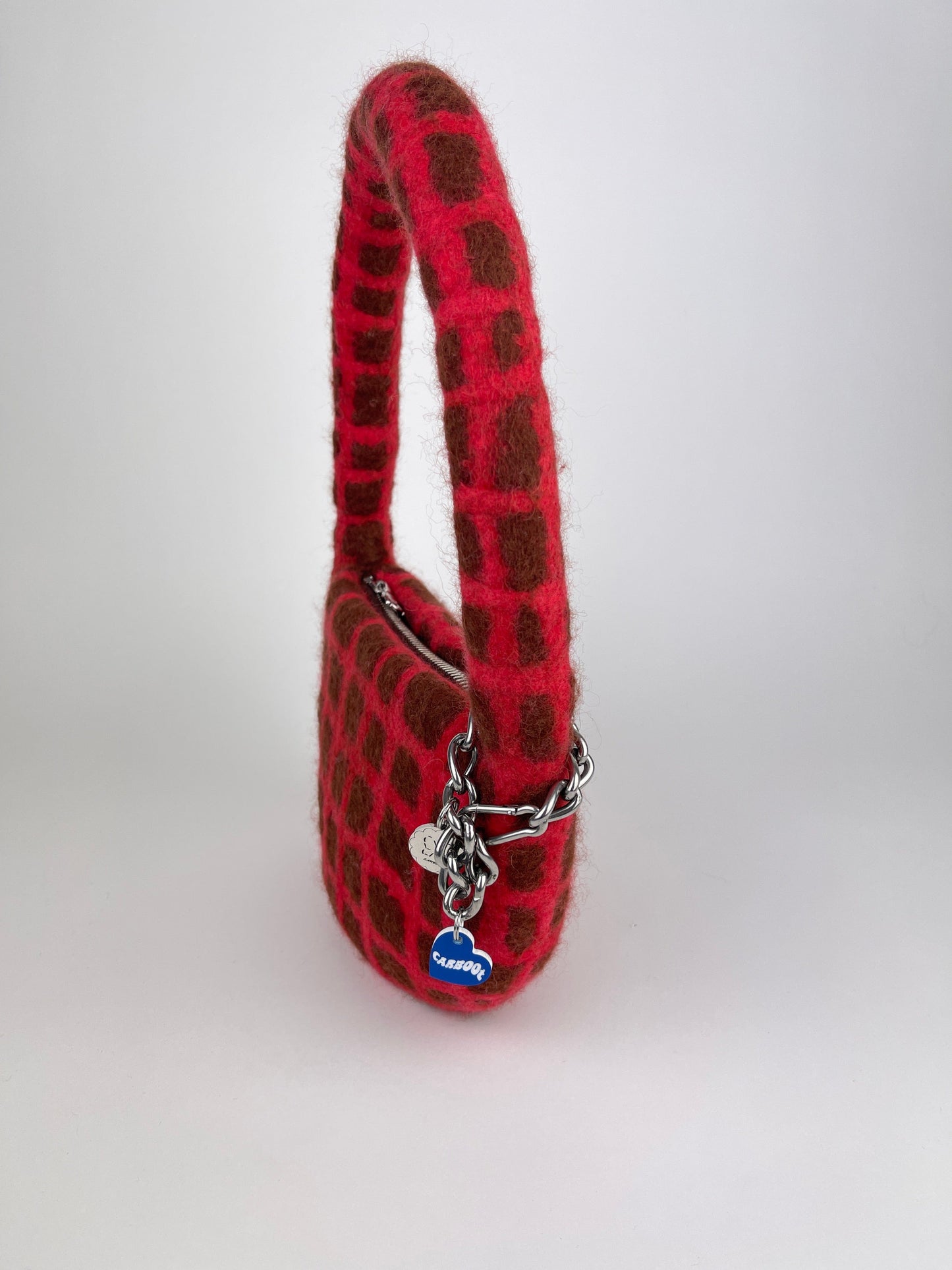 PLAID BAG #13 - Chestnut / Red-Carboot-APOC STORE