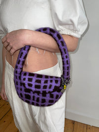 PLAID BAG #14 - Bitter Choc / Purple-Carboot-APOC STORE