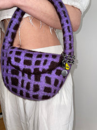 PLAID BAG #14 - Bitter Choc / Purple-Carboot-APOC STORE