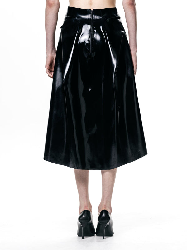 Black Pleated Skirt-Harri-APOC STORE