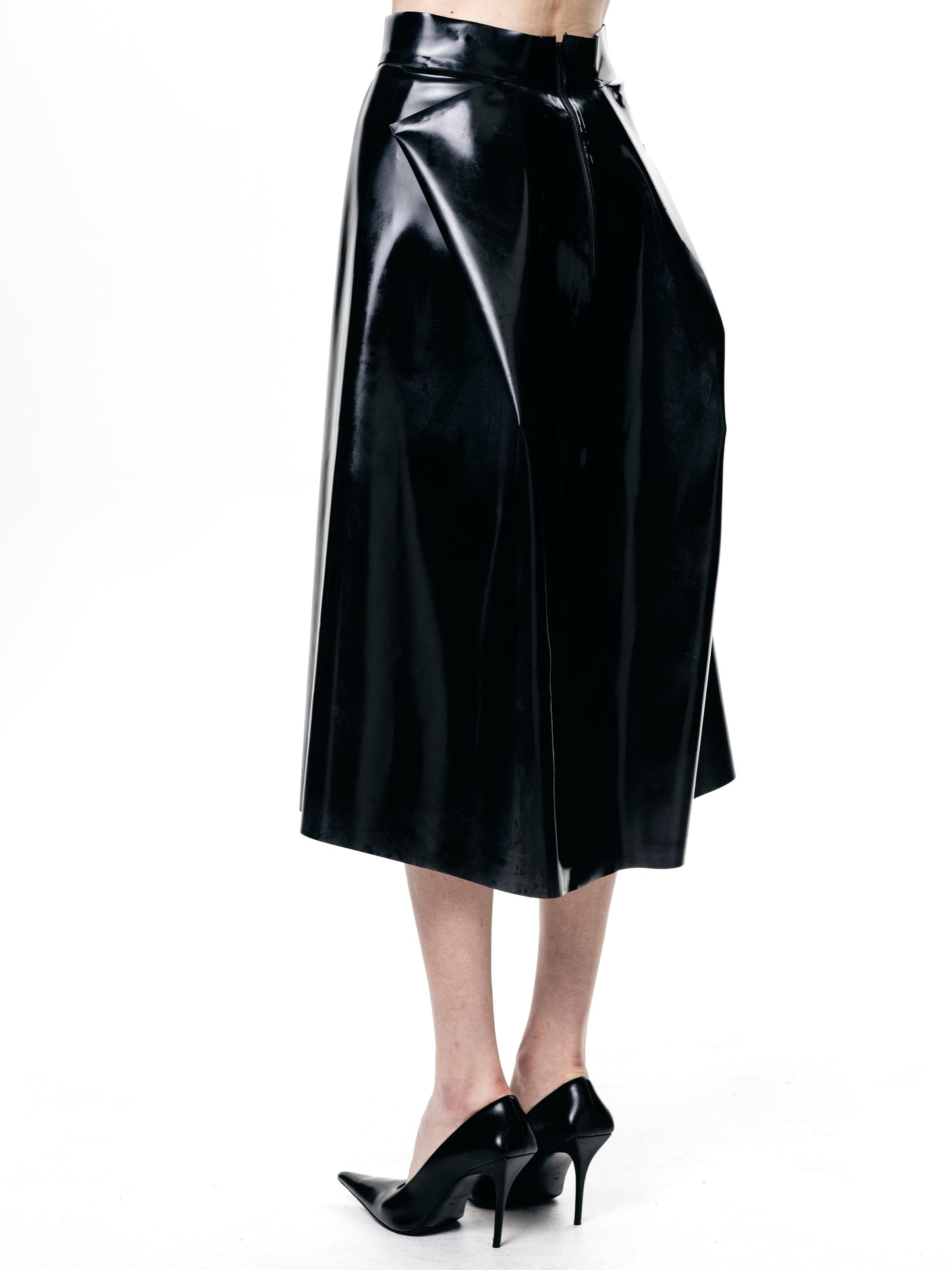 Black Pleated Skirt-Harri-APOC STORE