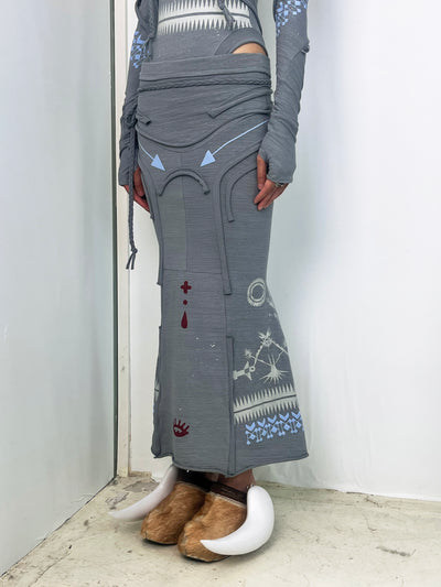 pottery skirt-Eirocori-APOC STORE