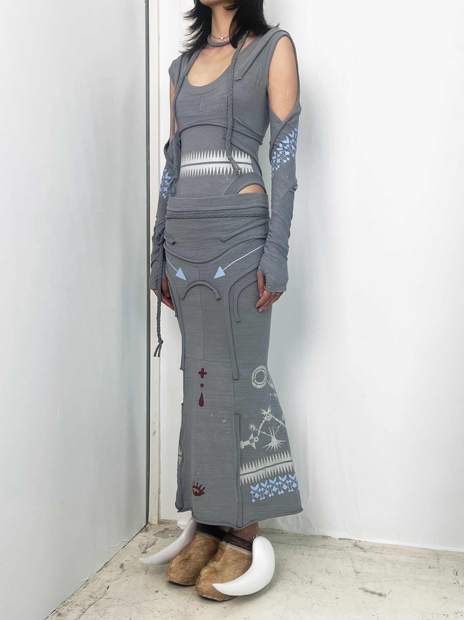 pottery skirt-Eirocori-APOC STORE