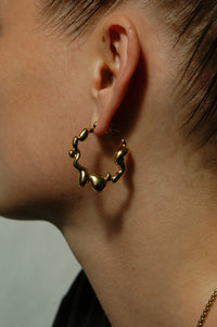 Puddle Play Earrings Gold-Hannah Jewett-APOC STORE