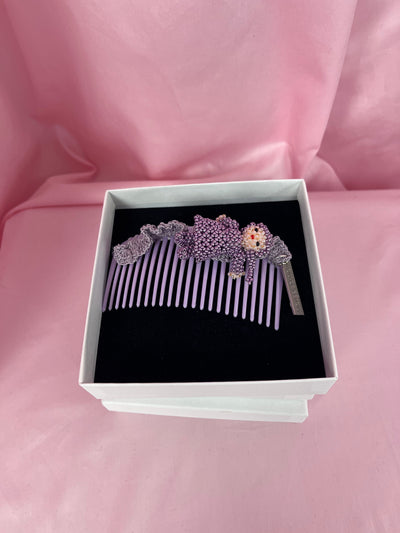 hair comb purple-Lou de Bètoly-APOC STORE