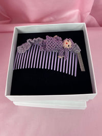 hair comb purple-Lou de Bètoly-APOC STORE