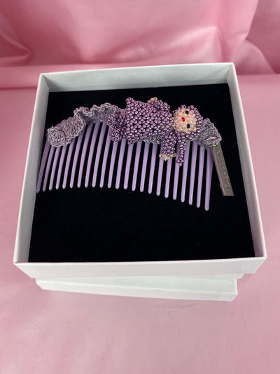 hair comb purple-Lou de Bètoly-APOC STORE