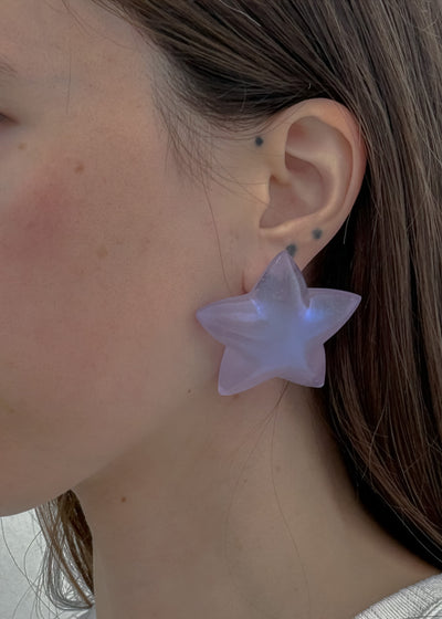 Purple Star Earrings-Emma Pryde-APOC STORE