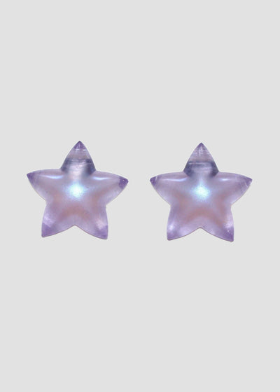Purple Star Earrings-Emma Pryde-APOC STORE