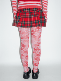 RED ROSES STOCKING TIGHTS-Kenza Iatrides-APOC STORE