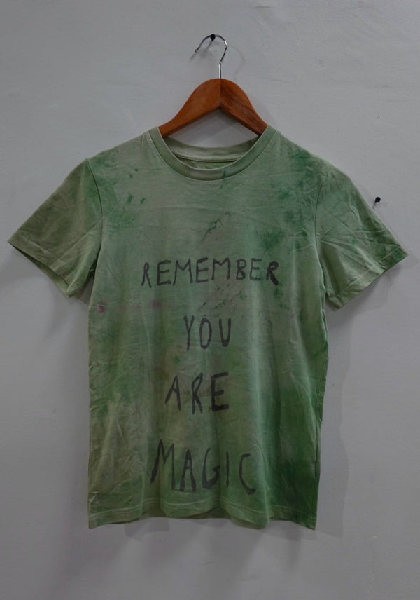 REMEMBER YOU ARE MAGIC T-SHIRT GREEN-EIRINN HAYHOW-APOC STORE