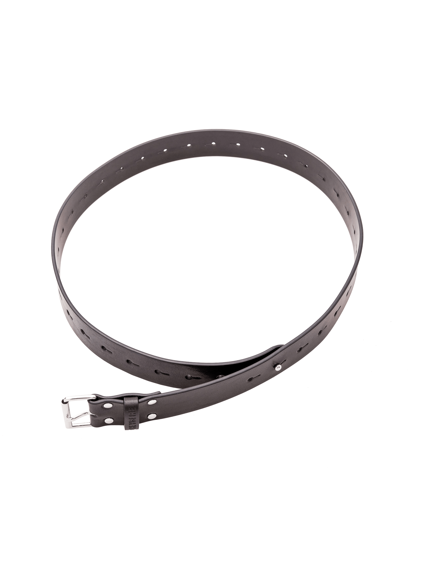 Black Silver Vice Versa Belt-D’heygere-APOC STORE