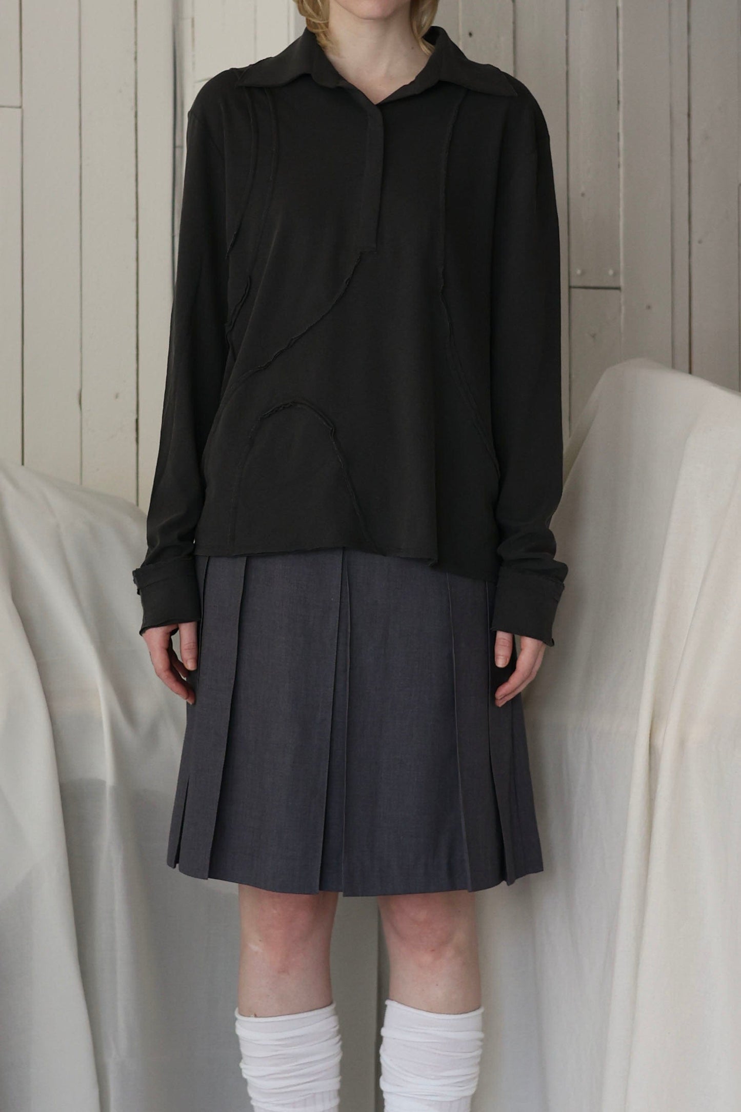 Sand Top - Charcoal-Julye Han-APOC STORE