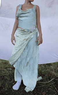 sage rosemary crystal manifestation dress-EIRINN HAYHOW-APOC STORE