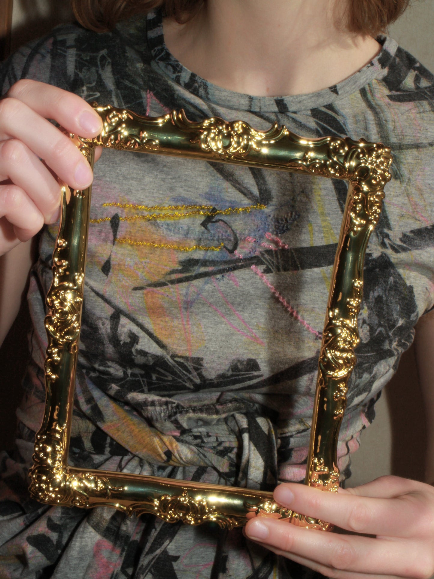 Self portrait necklace gold-Marland Backus-APOC STORE