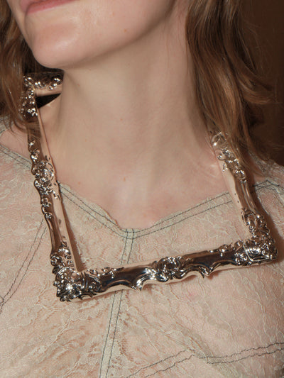Self portrait necklace silver-Marland Backus-APOC STORE