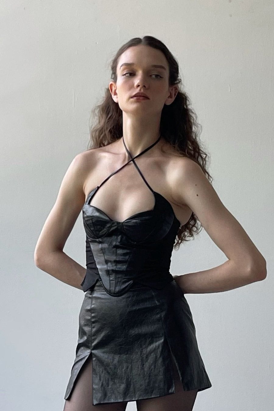 'SHE IS EVIL' CORSET-Marina Eerrie-APOC STORE