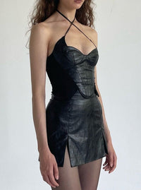 'SHE IS EVIL' CORSET-Marina Eerrie-APOC STORE