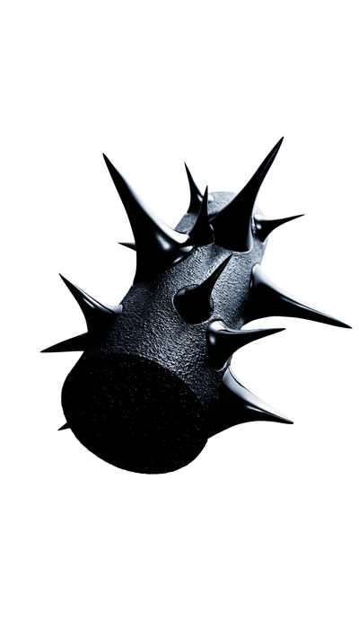 Stem Vase Black-Gast Studio-APOC STORE