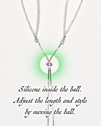 Silver tassel necklace 06-Jaekim-APOC STORE