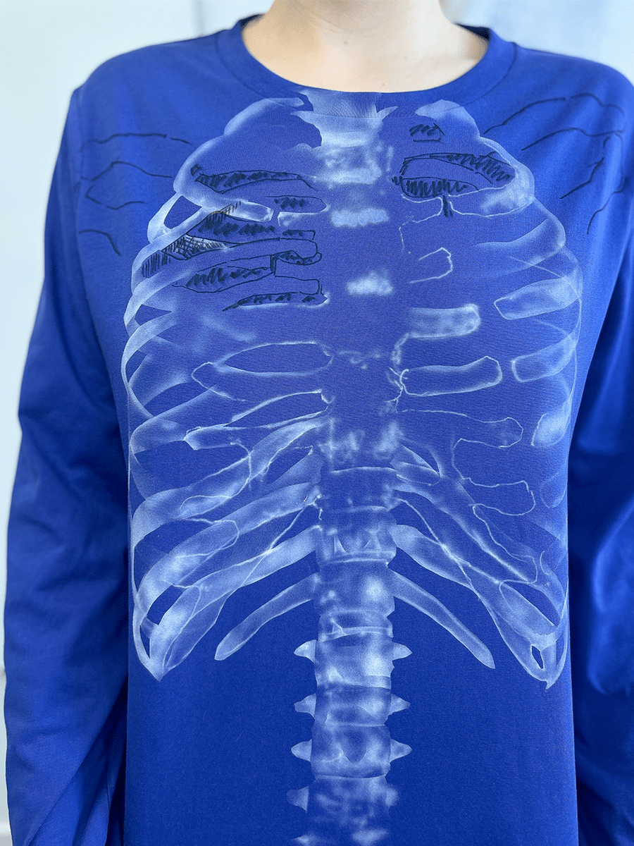 Skeleton long sleeve-Mia Violet-APOC STORE