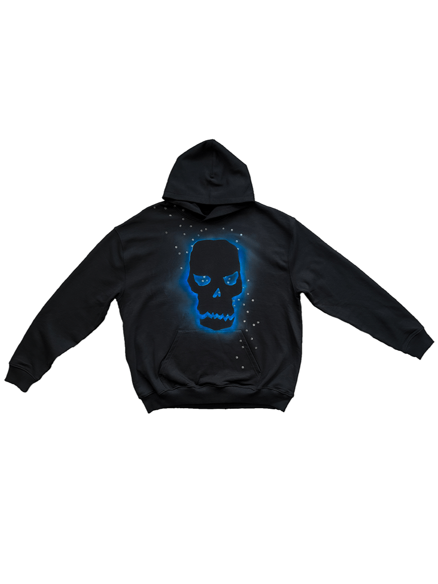 Starry night skull hoodie-Mia Violet-APOC STORE