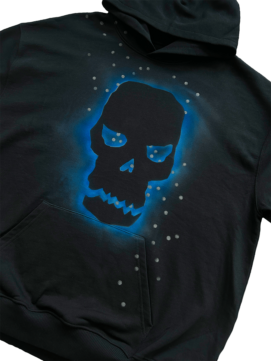 Starry night skull hoodie-Mia Violet-APOC STORE