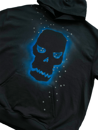 Starry night skull hoodie-Mia Violet-APOC STORE