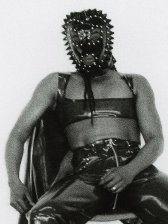 STUD HOOD BLACK-Soft Skin Latex-APOC STORE