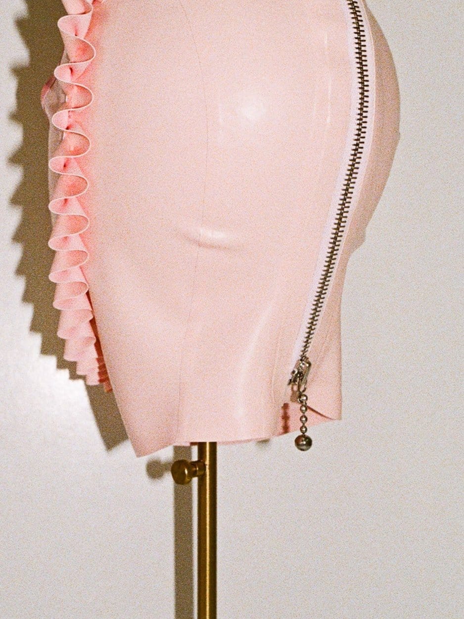 STUD HOOD PINK-Soft Skin Latex-APOC STORE