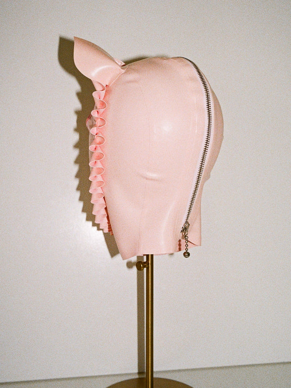 PIGLET HOOD PINK-Soft Skin Latex-APOC STORE