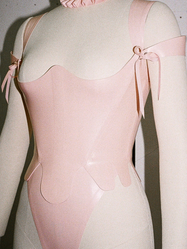 ROMANTIC STAYS CORSET-Soft Skin Latex-APOC STORE