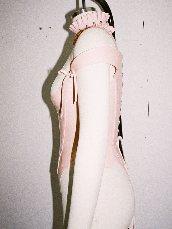 ROMANTIC STAYS CORSET-Soft Skin Latex-APOC STORE