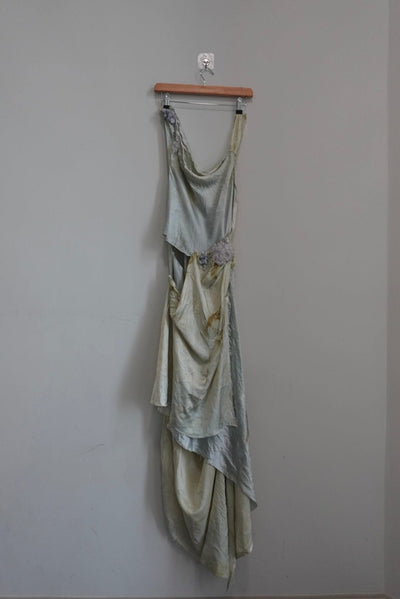 sage rosemary crystal manifestation dress-EIRINN HAYHOW-APOC STORE