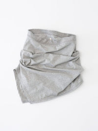 ASYMMETRIC DRAPED SKIRT (MELANGE GREY)-Lalameemee-APOC STORE