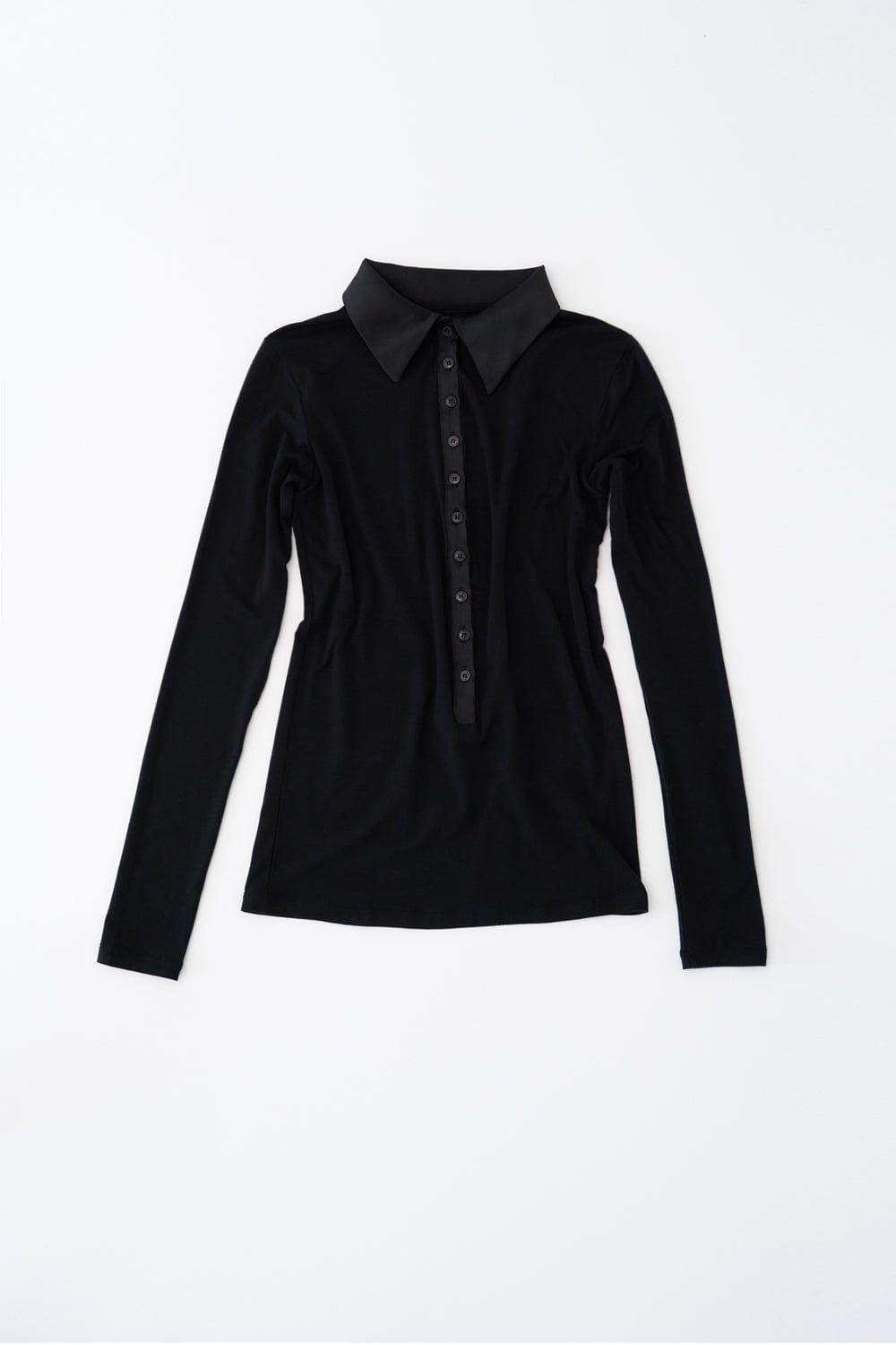 POLO JERSEY SHIRTS (BLACK)-Lalameemee-APOC STORE