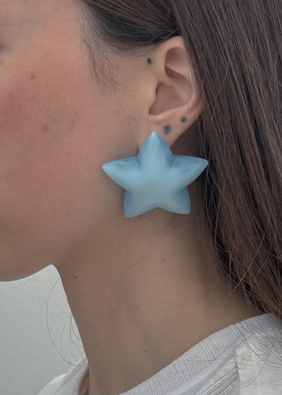 Blue Star Earrings-Emma Pryde-APOC STORE
