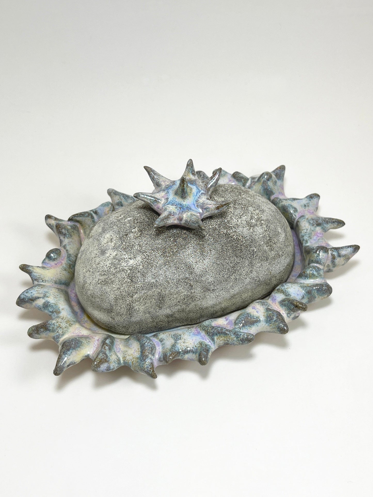 Stonebloom Butter Dish-Kaley Flowers-APOC STORE