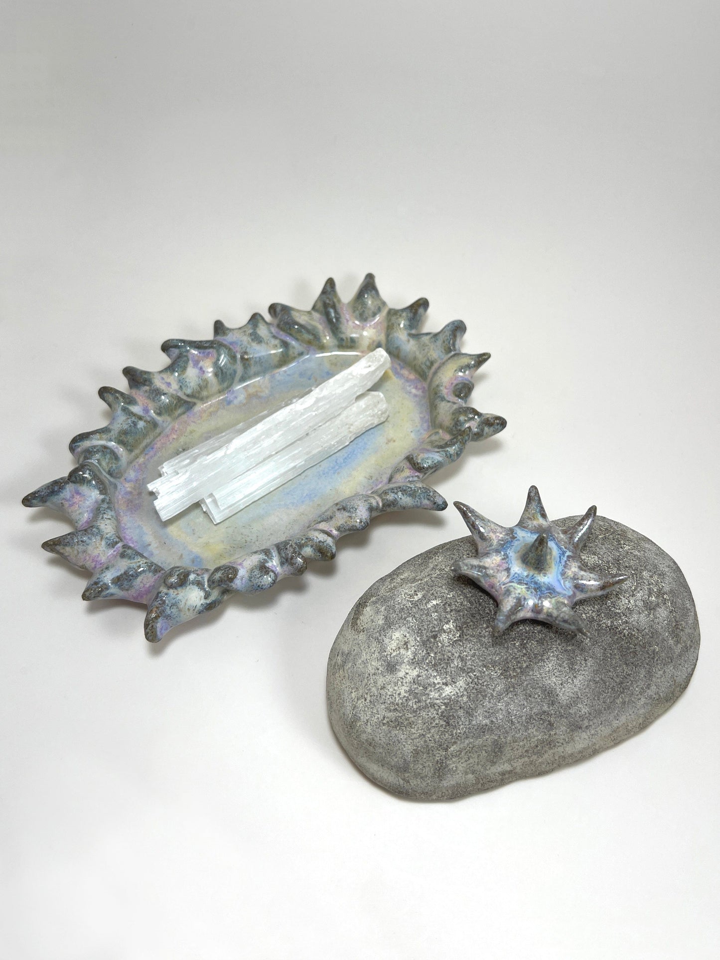 Stonebloom Butter Dish-Kaley Flowers-APOC STORE