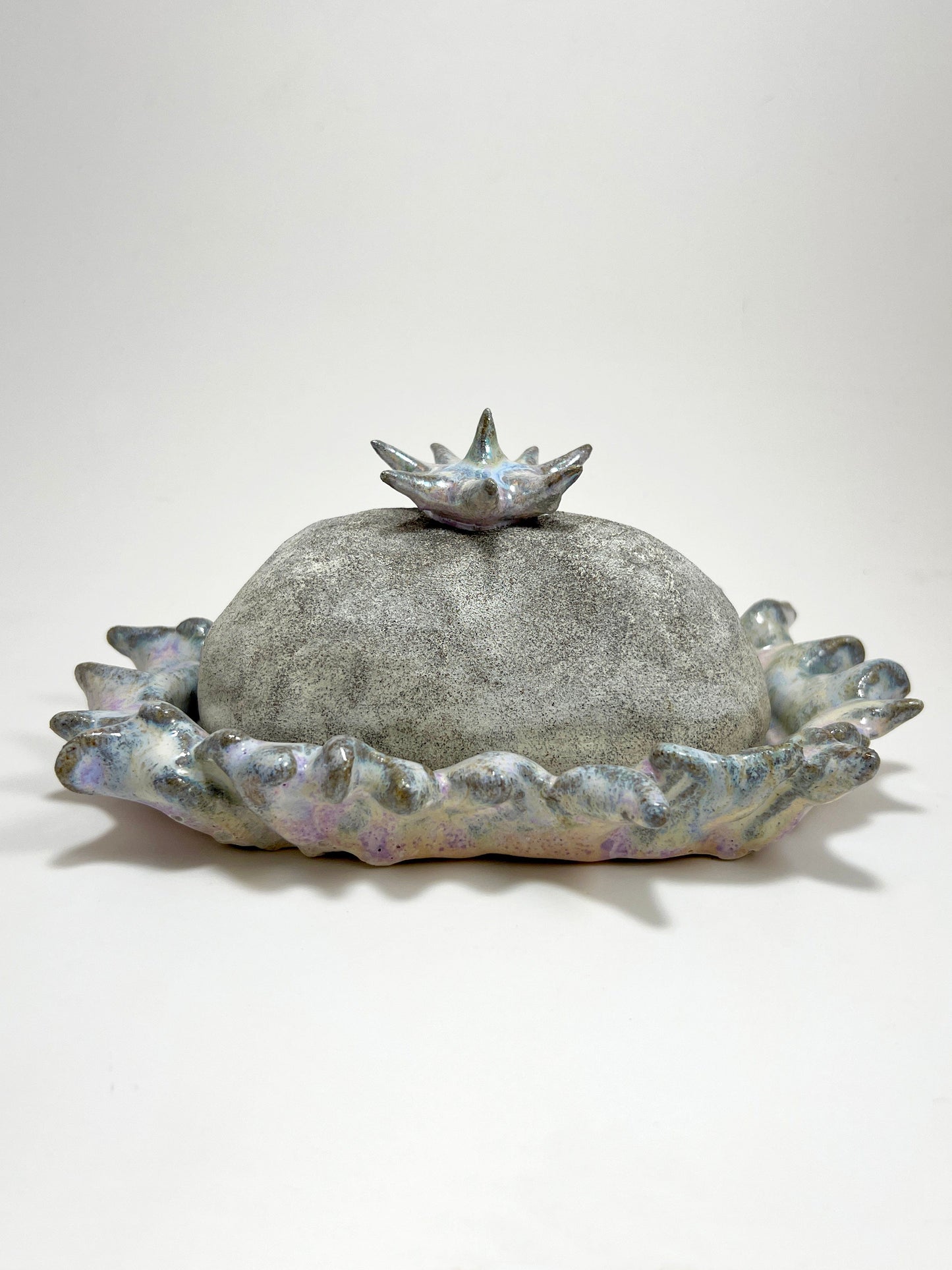 Stonebloom Butter Dish-Kaley Flowers-APOC STORE