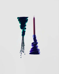 Sway-sway candleholder emerald-Solène Bonnet-APOC STORE