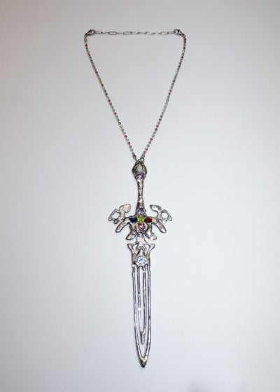 Metal Sword Necklace-Emma Pryde-APOC STORE